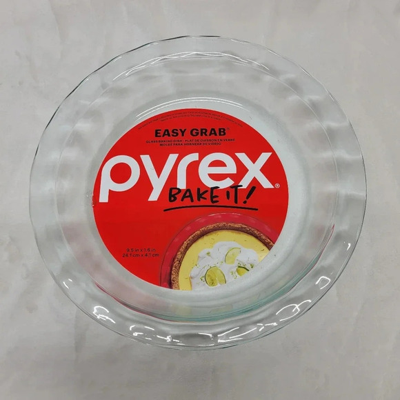 🌴3/$15🌴 Pyrex pie tin/plate glass New Bakeware - Picture 2 of 9
